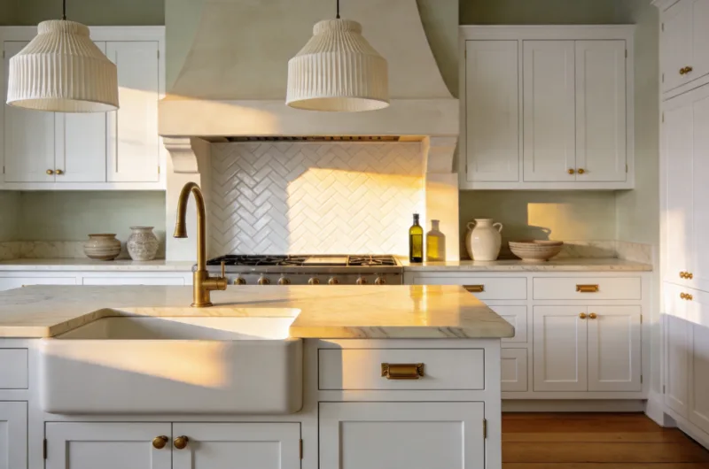 Steal-Worthy: 10 White Kitchen Designs That Feel Cozy & Luxurious
