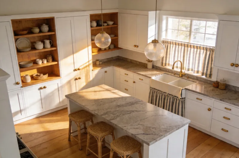 12 Gorgeous White Kitchens That Feel Warm & Inviting Ideas
