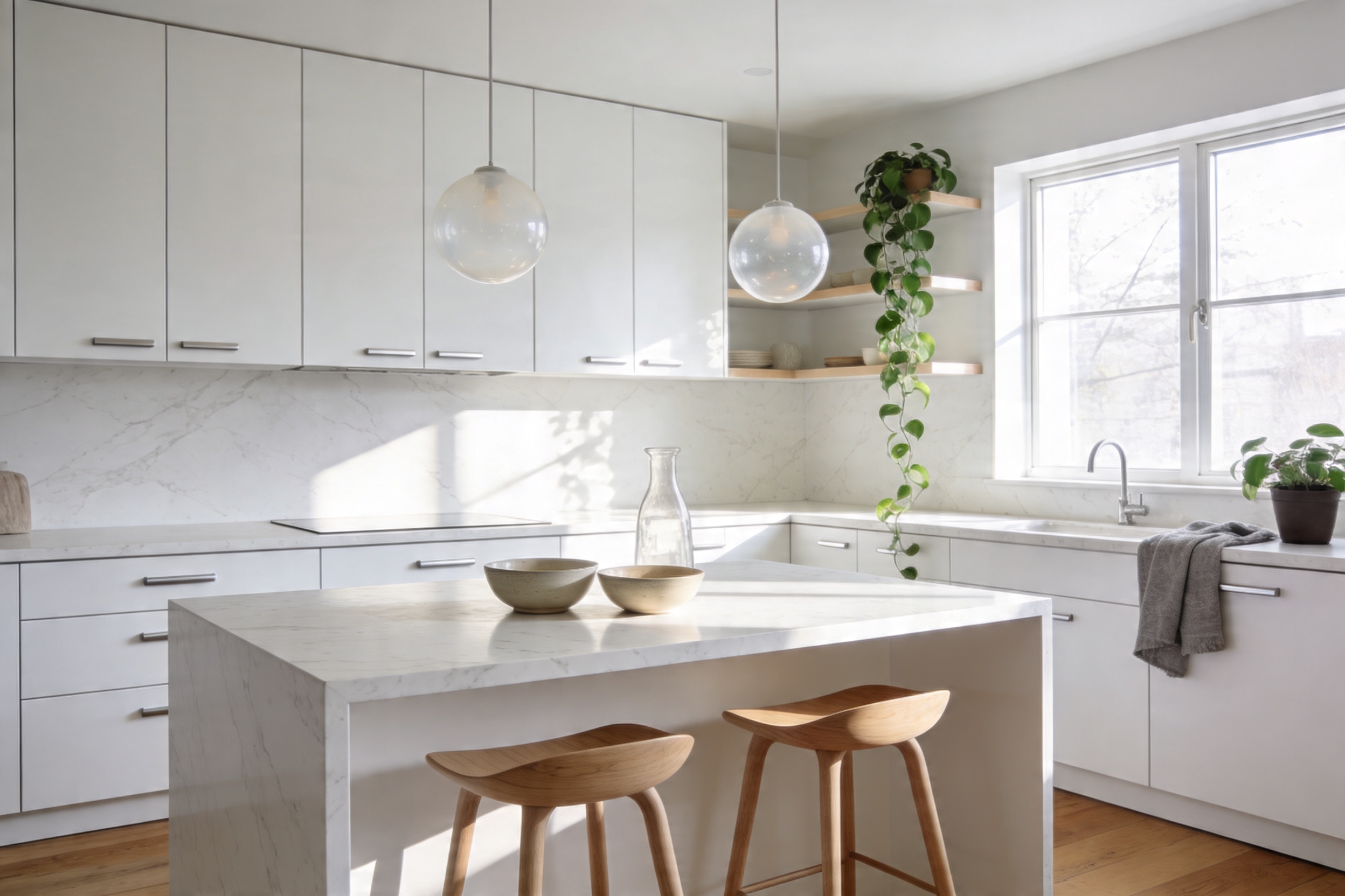 Stunning 10 Beautiful White Kitchen Designs for a Clean Modern Look